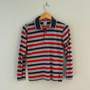 Armani Striped Polo Shirt, XS